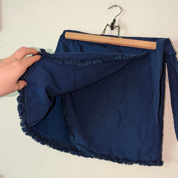 Lulu's Marguerite Wrap Mini Skirt - Picture 6 of 10